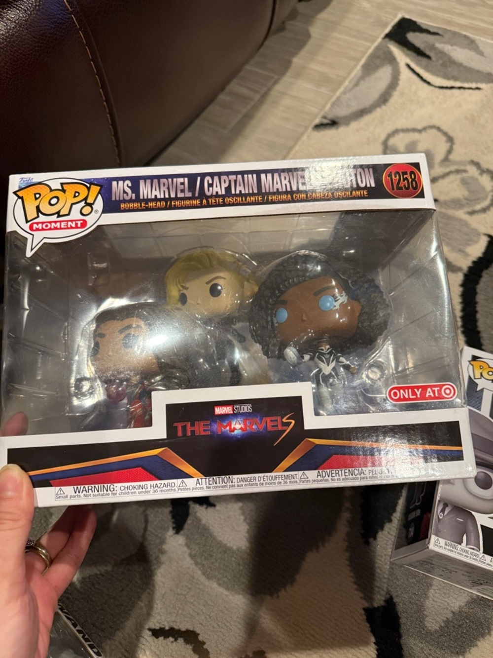 Funko The Marvels Trio Pop! Figures - Blue, Blonde, Black